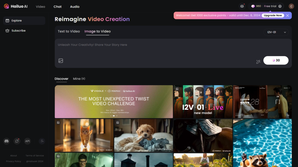 Hailuo: crear videos con IA, gratis